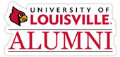 Louisville Cardinals 4-Inch Laser Cut Alumni Vinyl Decal Sticker
