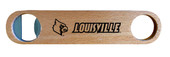 Louisville Cardinals Laser Etched Wooden Bottle Opener College Logo Design