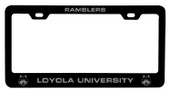 Loyola University Ramblers Laser Engraved Metal License Plate Frame Choose Your Color