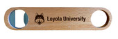 Loyola University Ramblers Laser Etched Wooden Bottle Opener College Logo Design