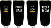 Loyola University Ramblers Proud Mom and Dad 16 oz Insulated Stainless Steel Tumblers 2 Pack Black.