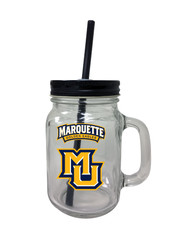 Marquette University Mason Jar Glass 2-Pack