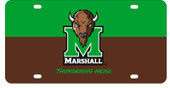 Marshall Thundering Herd Metal License Plate Car Tag