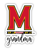 Maryland Terrapins 4 Inch Proud Grand Mom Die Cut Decal