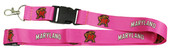 Maryland Terrapins Pink Lanyard