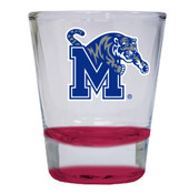 Memphis Tigers 2 ounce Color Etched Shot Glasses