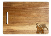 Memphis Tigers Engraved Wooden Cutting Board 10" x 14" Acacia Wood