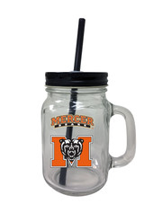 Mercer University Mason Jar Glass 2-Pack