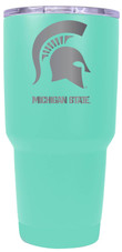 Michigan State Spartans 30 oz Laser Engraved Stainless Steel Insulated Tumbler Choose Your Color.