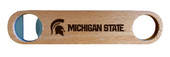 Michigan State Spartans Laser Etched Wooden Bottle Opener College Logo Design