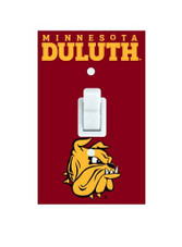 Minnesota Duluth Bulldogs Light Switch Cover