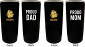 Minnesota Duluth Bulldogs Proud Mom and Dad 16 oz Insulated Stainless Steel Tumblers 2 Pack Black.