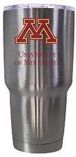 Minnesota Gophers 24 oz Insulated Stainless Steel Tumbler colorless