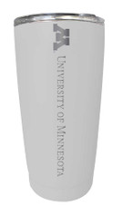 Minnesota Gophers Etched 16 oz Stainless Steel Tumbler (Choose Your Color)