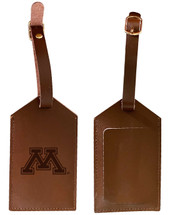 Minnesota Gophers Leather Luggage Tag Engraved