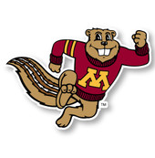 Minnesota Gophers Vinyl Mascot Decal Sticker