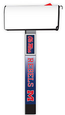 Mississippi Rebels "Ole Miss" 2-Pack Mailbox Post Cover