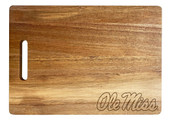 Mississippi Rebels "Ole Miss" Engraved Wooden Cutting Board 10" x 14" Acacia Wood