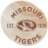 Missouri Tigers Wood Coaster Engraved 4 Pack