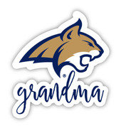 Montana State Bobcats 4 Inch Proud Grand Mom Die Cut Decal