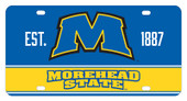 Morehead State University Metal License Plate