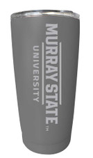 Murray State University Etched 16 oz Stainless Steel Tumbler (Gray)