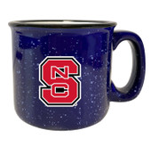 NC State Wolfpack 8 oz Speckled Ceramic Camper Coffee Mug (Navy).
