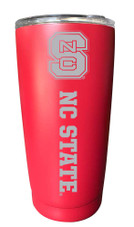 NC State Wolfpack Etched 16 oz Stainless Steel Tumbler (Choose Your Color)
