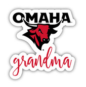 Nebraska at Omaha 4 Inch Proud Grand Mom Die Cut Decal