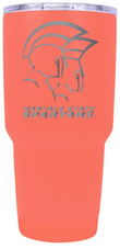 Norfolk State University 24 oz Insulated Tumbler Etched - Coral