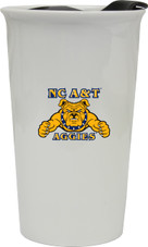 North Carolina A & T State University Double Walled Ceramic Tumbler