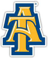 North Carolina A&T State Aggies 10 Inch Vinyl Decal Sticker