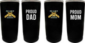 North Carolina A&T State Aggies Proud Mom and Dad 16 oz Insulated Stainless Steel Tumblers 2 Pack Black.