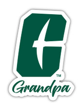 North Carolina Charlotte Forty-Niners 4 Inch Proud Grandpa Die Cut Decal