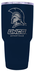 North Carolina Greensboro Spartans 24 oz Insulated Tumbler Etched - Navy
