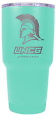 North Carolina Greensboro Spartans 24 oz Insulated Tumbler Etched - Seafoam