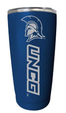 North Carolina Greensboro Spartans Etched 16 oz Stainless Steel Tumbler (Choose Your Color)