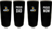 North Carolina Greensboro Spartans Proud Mom and Dad 16 oz Insulated Stainless Steel Tumblers 2 Pack Black.
