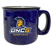 North Carolina Greensboro Spartans Speckled Ceramic Camper Coffee Mug (Choose Your Color).
