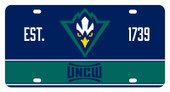 North Carolina Wilmington Seahawks Metal License Plate