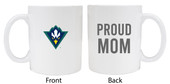 North Carolina Wilmington Seahawks Proud Mom White Ceramic Coffee Mug 2-Pack (White).