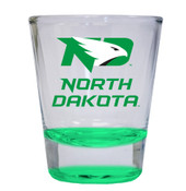 North Dakota Fighting Hawks 2 ounce Color Etched Shot Glasses