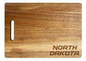 North Dakota Fighting Hawks Engraved Wooden Cutting Board 10" x 14" Acacia Wood