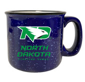 North Dakota Fighting Hawks Speckled Ceramic Camper Coffee Mug (Choose Your Color).