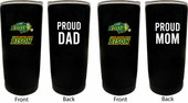North Dakota State Bison Proud Mom and Dad 16 oz Insulated Stainless Steel Tumblers 2 Pack Black.