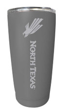 North Texas Etched 16 oz Stainless Steel Tumbler (Gray)