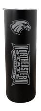 Northeastern State University Riverhawks 20 oz Insulated Stainless Steel Skinny Tumbler Choice of Color