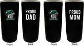 Northeastern State University Riverhawks Proud Mom and Dad 16 oz Insulated Stainless Steel Tumblers 2 Pack Black.