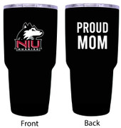 Northern Illinois Huskies Proud Mom 24 oz Insulated Stainless Steel Tumblers Black.