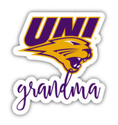 Northern Iowa Panthers 4 Inch Proud Grand Mom Die Cut Decal